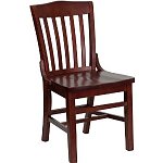 Flash Furniture 4-Pack House Back Wooden Restaurant Chair, Mahogany Finished - $110 + FS @ Amazon
