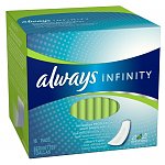 Always Infinity Unscented Pads with Wings, Regular Flow, 16 Count $1.79 w/S&amp;S and $2 off coupon