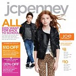 JCPENNEY $10 off $25 B&amp;M Select apparel AUG 2-3