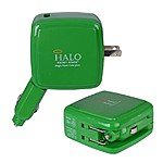 Halo 3000mAh PowerBank Cube &amp; Wall/Car Charger