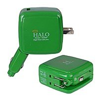 Halo 3000mAh PowerBank Cube & Wall/Car Charger