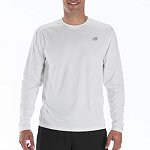 Joe's New Balance Outlet via eBay offers the New Balance Men's Go 2 Long Sleeve Running Shirt in White for $9.99 with free shipping