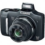 Canon Black PowerShot SX160 IS 16MP 16x Optical Zoom Digital Camera - $79 @ Walmart
