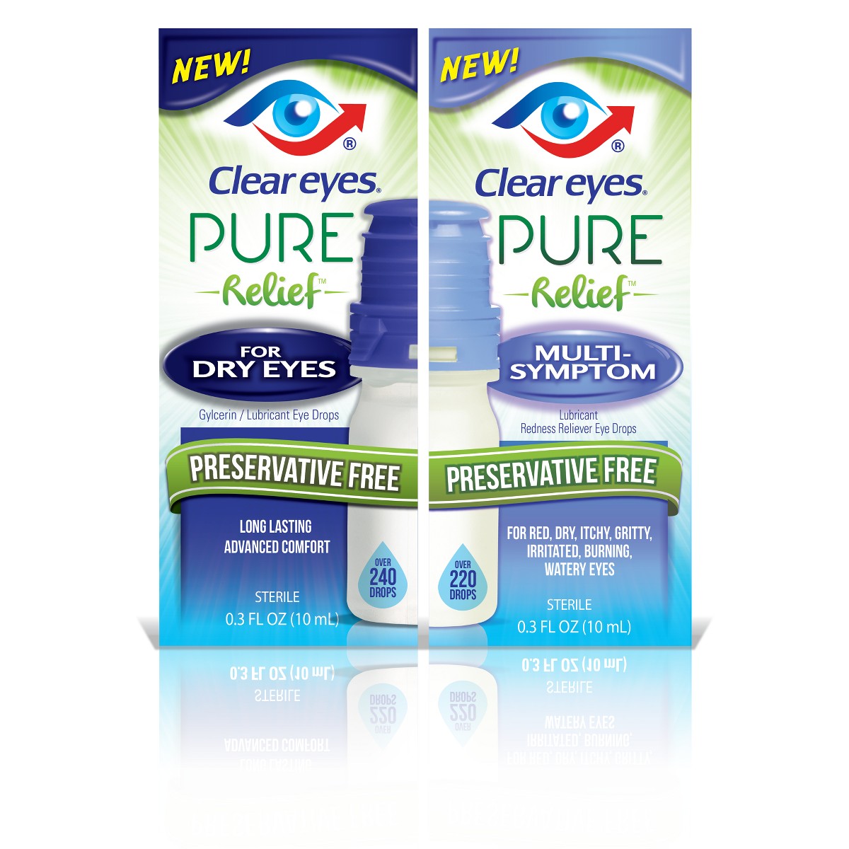 0.3oz Clear Eyes Pure Relief Eye Drops + 5 Gift Card 4.99 After