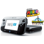 Black Wii U Deluxe w/Nintendo Land and Super Mario 3D World Bundle - Refurbished $225