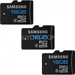 3-pack of 16GB Samsung Class 6 SDHC MicroSD Memory Cards $22 + Free Shipping