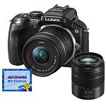 Panasonic DMC-G5 Camera w/14-42mm lens, 45-150mm lens, and $100.00 G/C-$598 or DMC-G5 with 14-42mm lens and $100 GC for $498 @Adorama