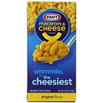 Back Again, Kraft Blue Box Macaroni & Cheese, 7.25-Ounce Boxes (Pack of 15) $9.75 or less w/subscribe & save @Amazon