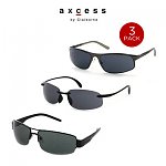 3-Pack Axcess By Claiborne Mens Sunglasses $9.99 shipped *It's Back*