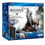 Sony PS3 500GB Assassins Creed III Bundle $230 + Free Shipping! (eBay Daily Deal)