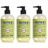3-Pack Mrs. Meyer's Clean Day Liquid Hand or Dish Soap