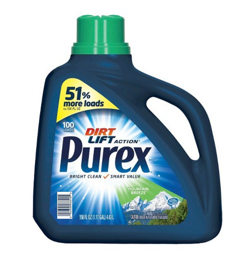 2 Purex 150oz Laundry Detergent + 5 GC for 9.58 Target B&M