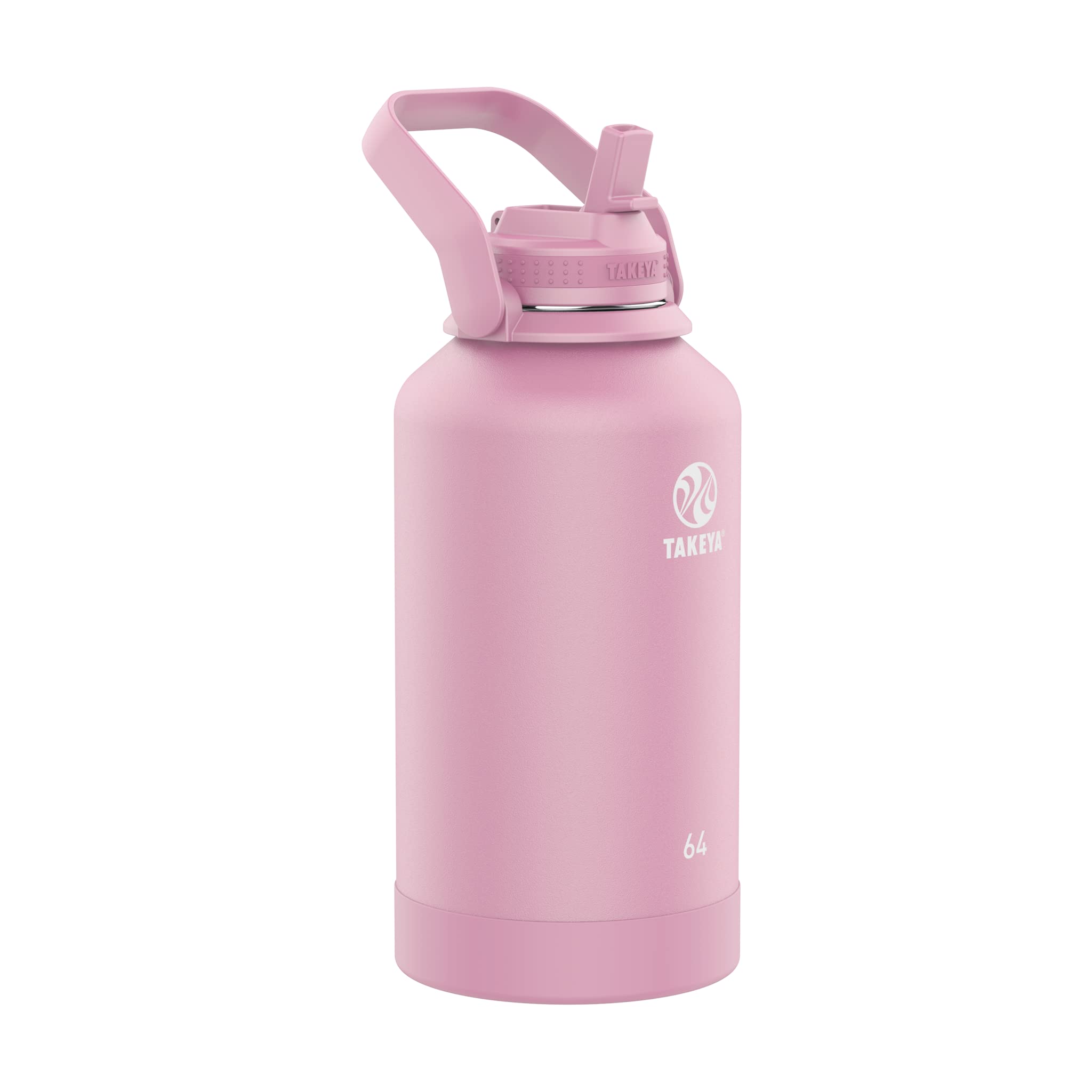 64 Oz Takeya Actives Insulated Stainless Steel Water Bottle W Spout