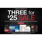 GNC Supplement & Vitamins Sale: 3 for $25 (Fish Oil, One Daily, Energy & Metabolism & More)