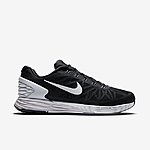 Men&#039;s Nike LunarGlide 6 Running Shoe (Black/Cool Grey)