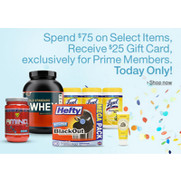 Amazon Prime Exclusive: Spend $75 on Select Health & Personal Care Items