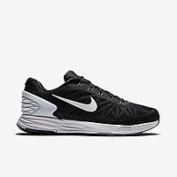 Men's Nike LunarGlide 6 Running Shoe (Black/Cool Grey)