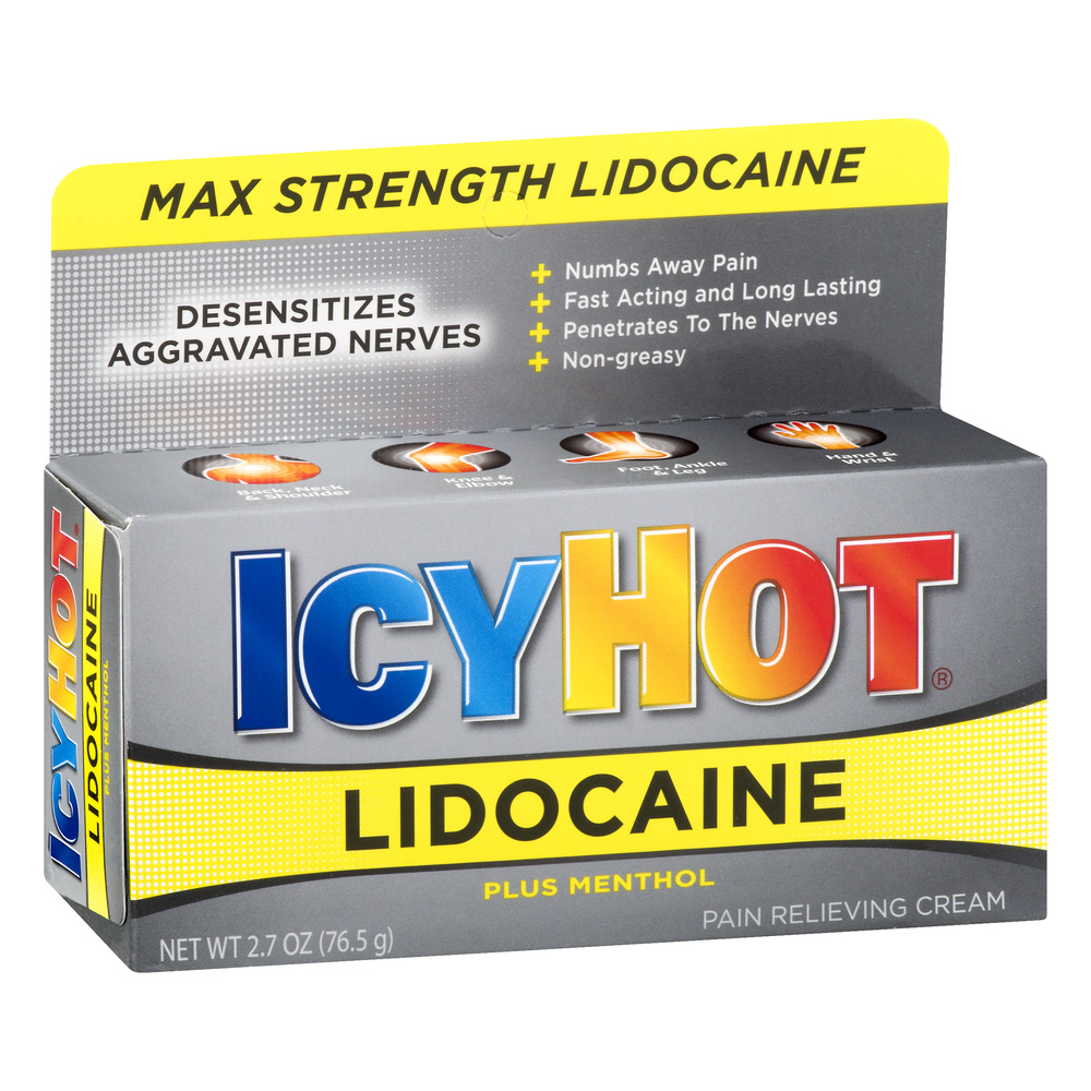 Icy Hot With Lidocaine Pain Relieving Cream Oz For Hot Sex Picture