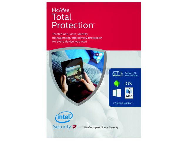 McAfee Total Protection 2016 Unlimited Devices For Free After Rebate 
