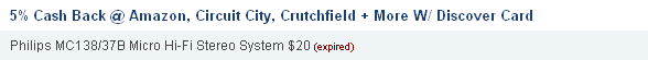 Active And Expired Deals