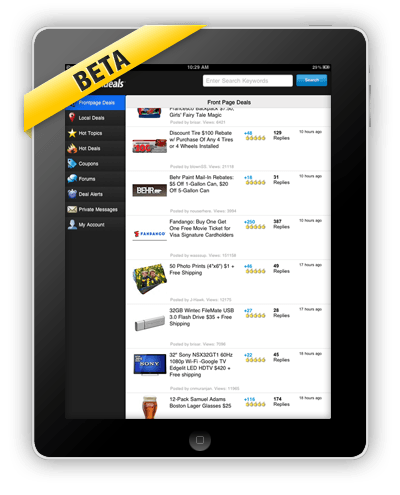 Slickdeals iPad App Screenshot 3