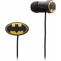 DC Comics - BATMAN In-Ear Headphones - Black - $  7.99 @ BestBuy