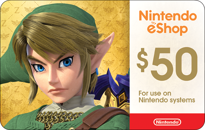 $50 Nintendo eShop Gift Card $45