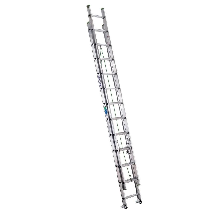Werner D1200 Aluminum 24-ft Type 2 - 225 lbs. Extension Ladder $107