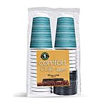 Chinet Comfort Cup 16-Ounce Cups, 50-Count Cups &amp; Lids (Assorted Colors) Add-on Item $8.57 @Amazon