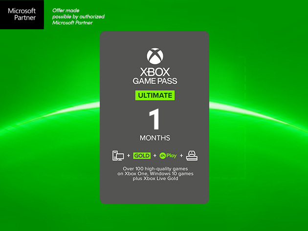 Xbox Game Pass Ultimate: 1-Month Subscription $7.97