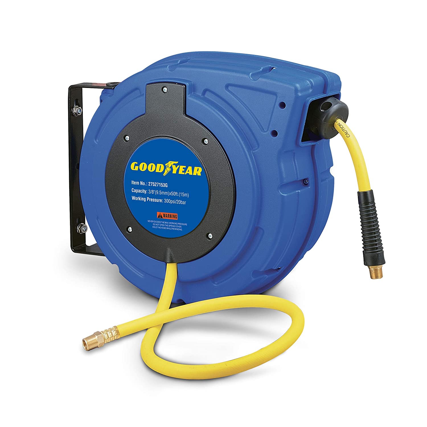 GOODYEAR Air Compressor Hose Reel Retractable 3/8" Inch x 50' $81.48 Free Shipping Prime