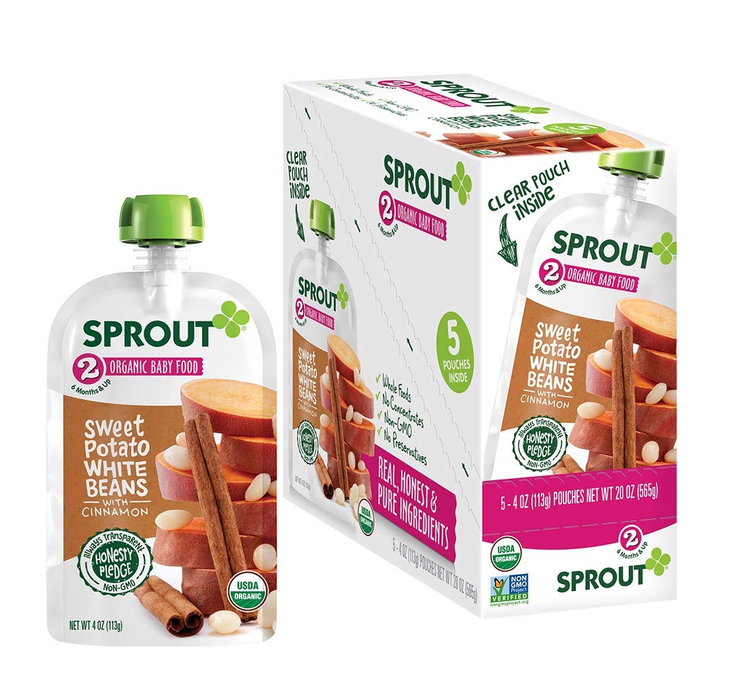 5-Pk of 4-Oz Sprout Organic Stage 2 Baby Food Pouches $5.56 after 25% off Sprout Organics Baby Food Pouches