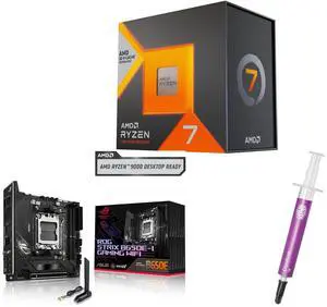 Ryzen 7800X3D CPU + ASUS ROG STRIX B650E-I Gaming WIFI ITX MB + 1TB Kingston NV3 NVMe SSD $479.98