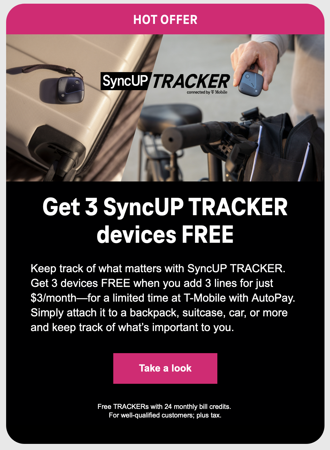 TMobile SyncUP TRACKER 80 OFF Service