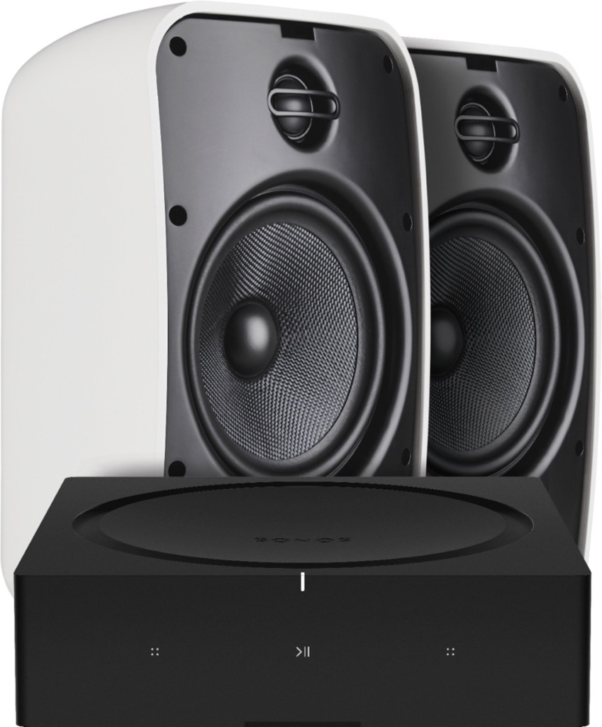 Sonance MAGO6SYSV3 Mag Series 2.0-Ch. Outdoor Speaker System Powered By Sonos  (Each) Paintable White 93498 - $899.99 at Best Buy