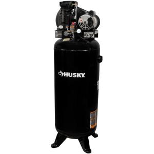 Husky 60 Gallon 230V Stationary Air Compressor for $318, $286 after coupon at The Home Depot B&M YMMV