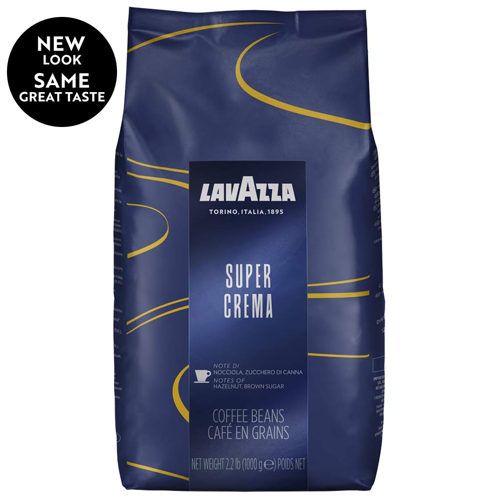 Lavazza Super Crema Whole Bean Coffee 2.2-Pound Bags (Case of 6) $80 or $70