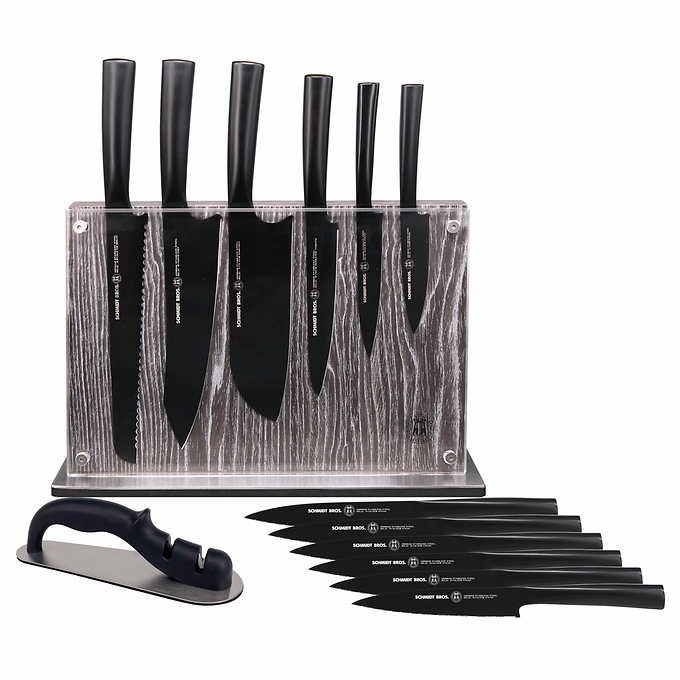 Schmidt Brothers 14-piece Jet Black Knife Block Set - Costco Online - $79.97 + free shipping