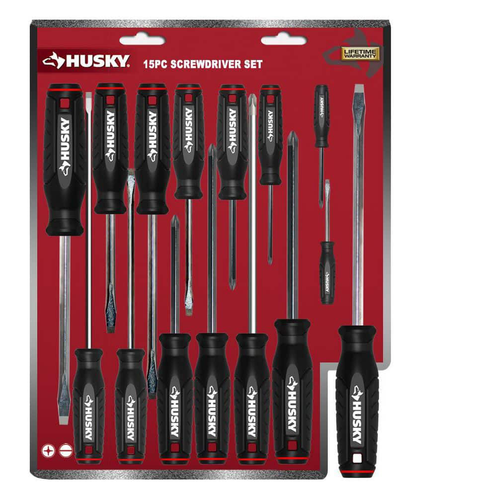 Husky 15pc Screwdriver Set 5.70 YMMV B&M at Home Depot