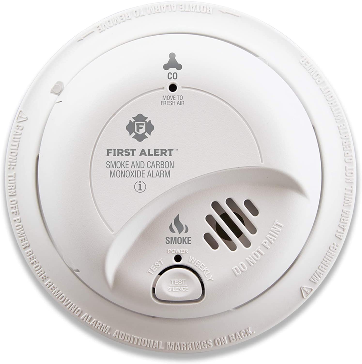 First Alert smoke and carbon monoxide alarm with a 10-year battery backup $31.5