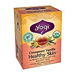 Yogi Cinnamon Vanilla Healthy Skin Tea, 16 Tea Bags $2.88 fs / w/S&amp;S (@15%) @ amazon