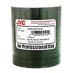 JVC Taiyo Yuden Premium Line White Inkjet Hub Printable 16X DVD-R Media in Plastic Wrap / 100pk + 7mm Slim Black Single DVD Case / 100pk $67.16 ac / fs @ s4t