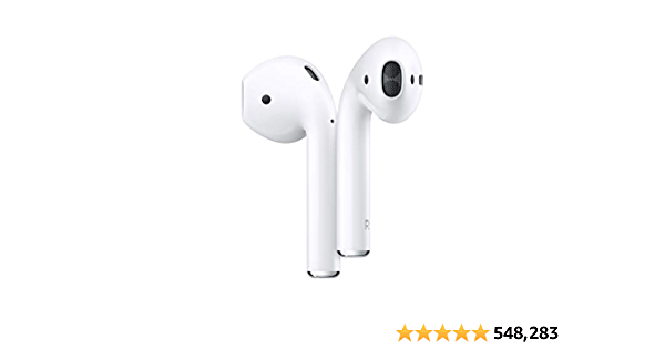 Apple AirPods (2nd Generation) Wireless Earbuds with Lightning Charging Case Included - $79