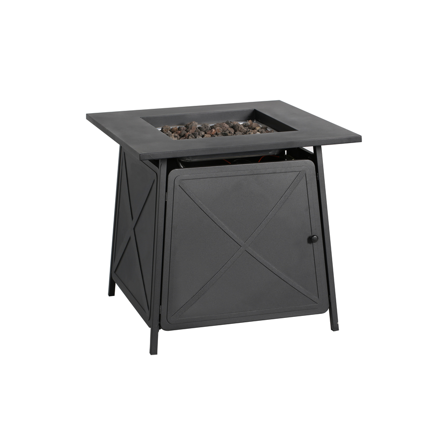 Bali 28 Inch 50 000 Btu Black Steel Propane Fire Pit 40 97 At