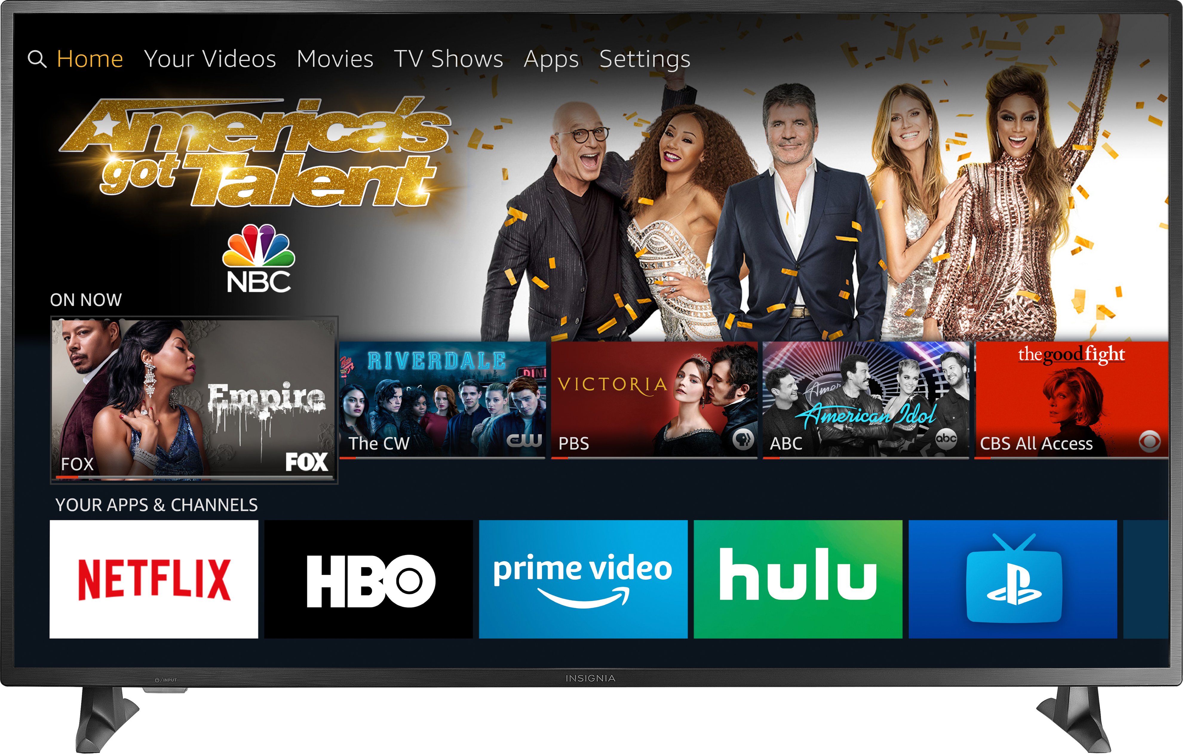 55 Insignia Ns 55df710na19 4k Uhd Hdr Fire Tv Edition Smart Tv