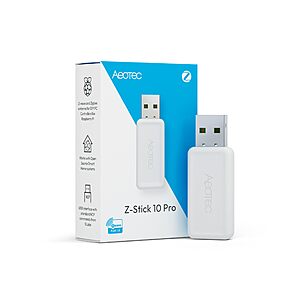 [Amazon Lightning Deal] Z-Stick 10 Pro - Zigbee 3.0 & Z-Wave 800 Series USB Adapter - Works with HomeAssistant $48 at Aeotec Home via Amazon
