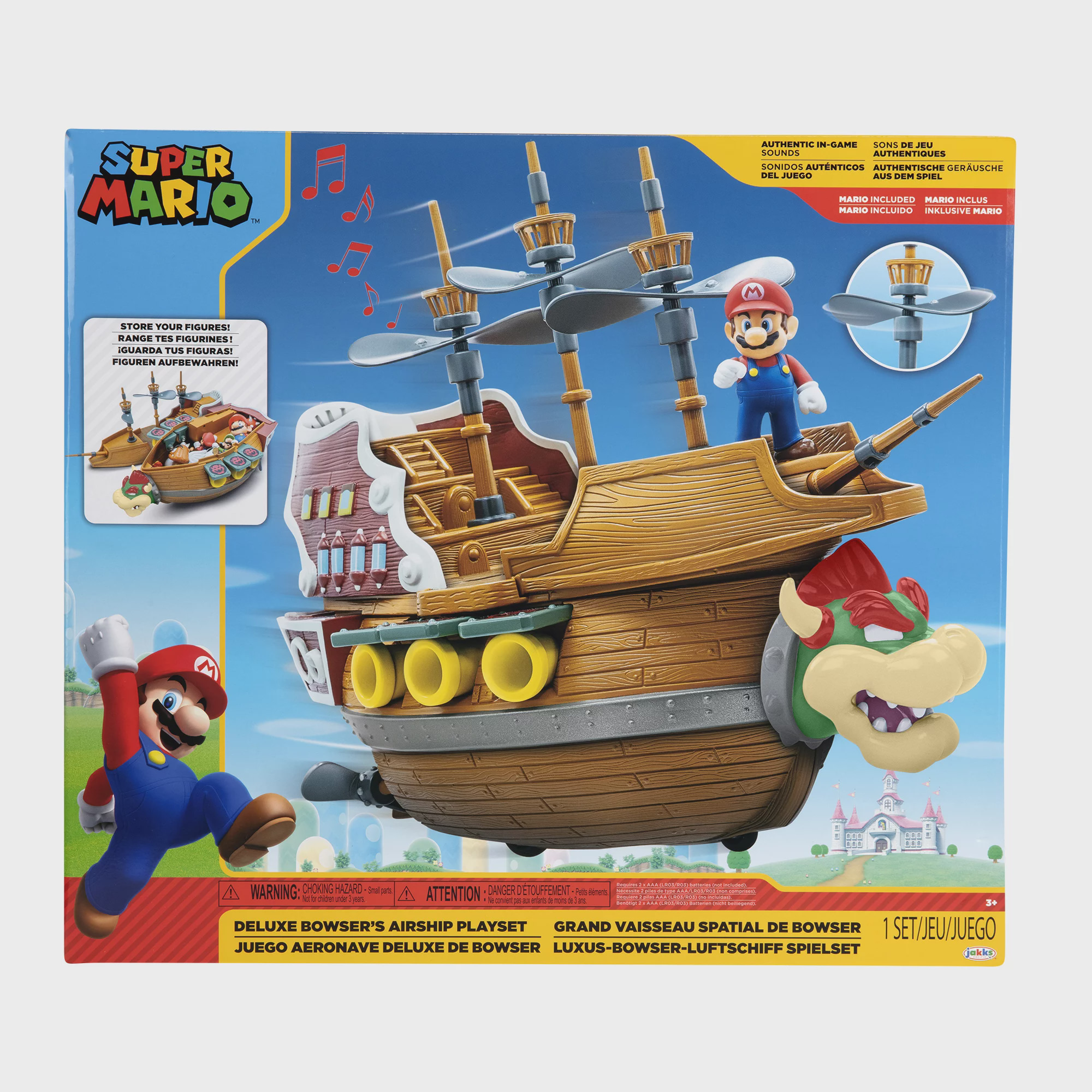 Super Mario Deluxe Bowser's Air Ship Playset - 42% off - Walmart.com $23.49