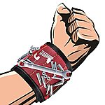 Magnetic Wristband for screws, nails, small tools ect $5.49 with amazon prime