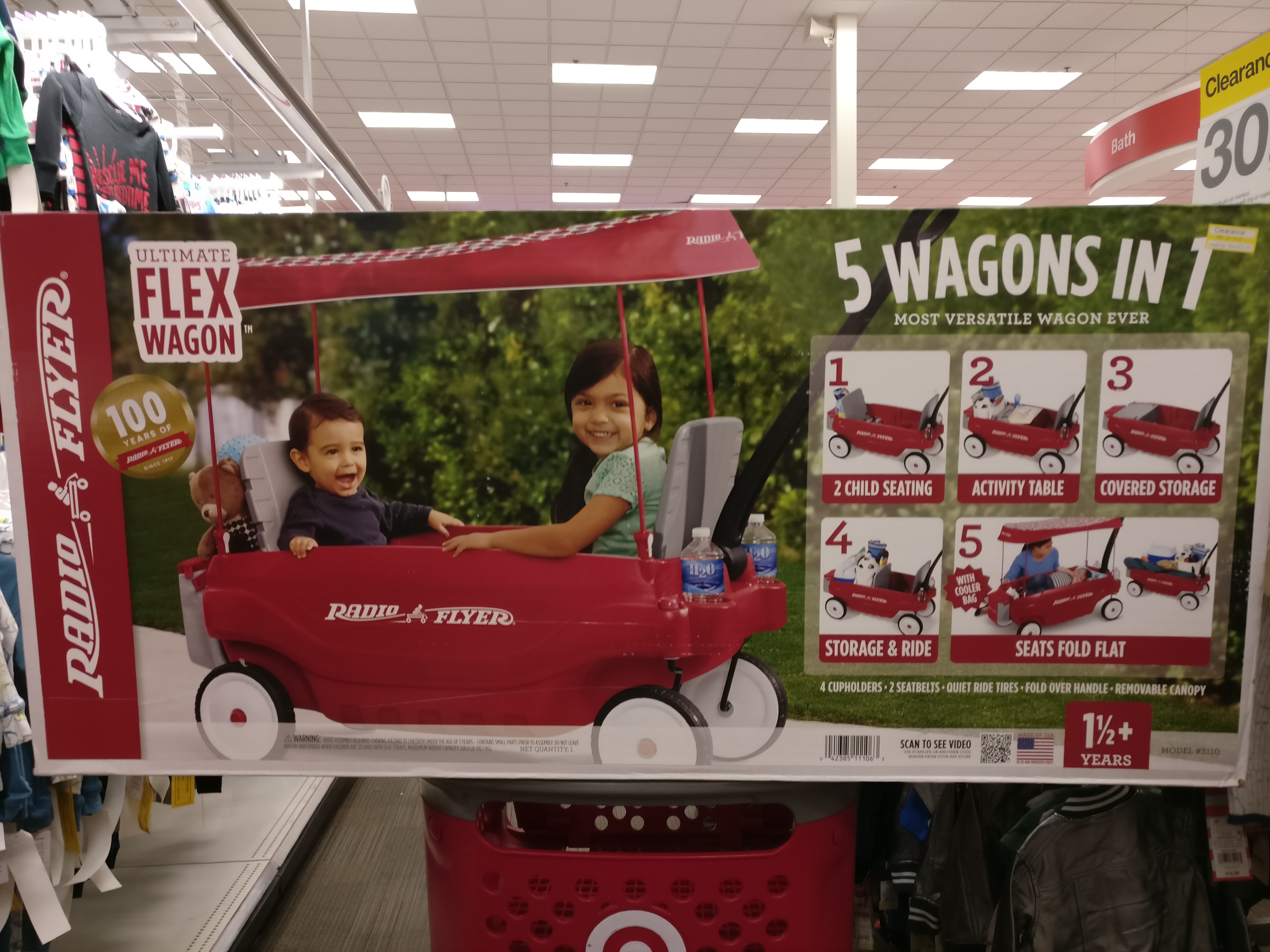 Radio Flyer Ultimate Flex Wagon Target B M Clearance 22 54 Ymmv