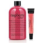 Philosophy 6 - 16oz Shower Gel + 6 Lip Gloss $63 Shipped - Raspberry Sorbet or Coconut Frosting